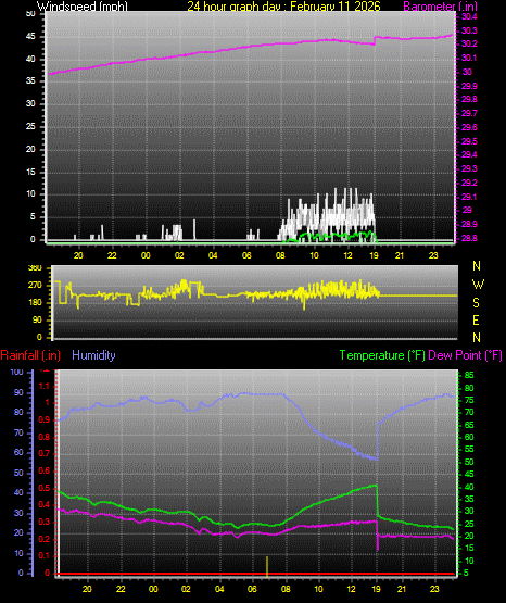 24 Hour Graph for Day 11
