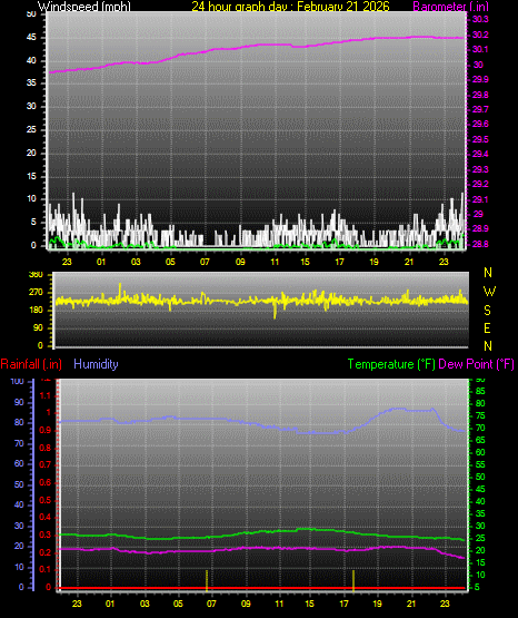 24 Hour Graph for Day 21