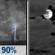 Tonight: Showers And Thunderstorms then Mostly Cloudy
