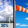 Today: Chance Showers And Thunderstorms then Sunny