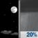 Monday Night: Mostly Clear then Slight Chance Rain Showers