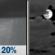 Tonight: Isolated Rain Showers then Mostly Cloudy